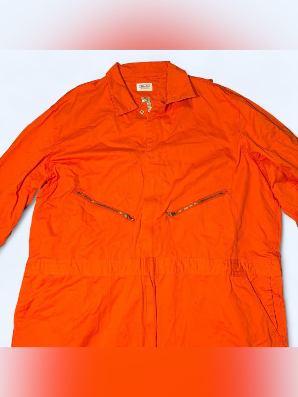 Grunge Orange Prison Jumpsuit Costume by Walls Master Made! - Picture 2 of 8